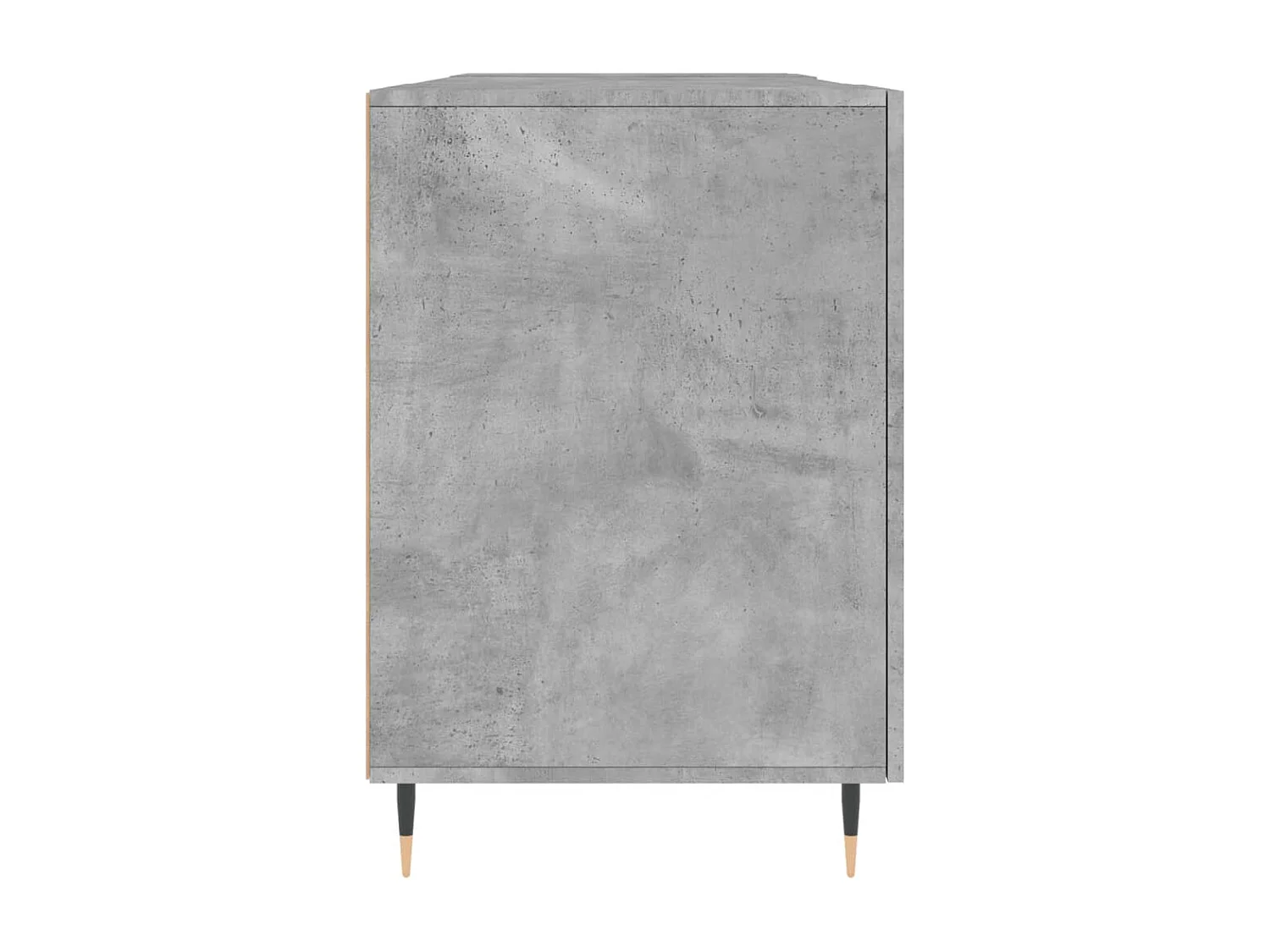 Kahina  Bureau gris béton 140x50x75 cm bois d'ingénierie