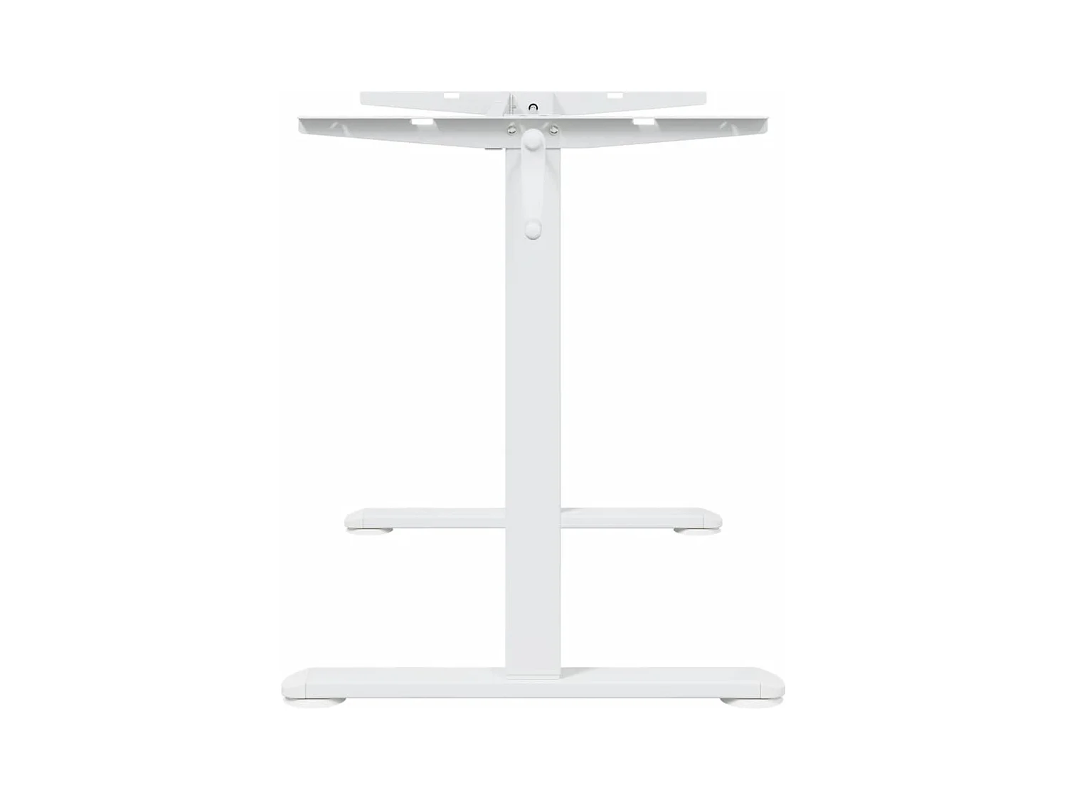 Mylna  Cadre de bureau debout blanc (94-135)x60x(70-114) cm acier