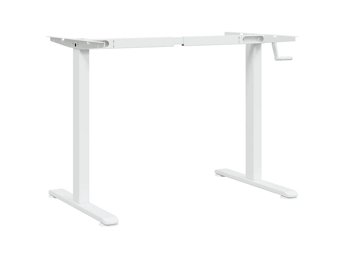 Mylna  Cadre de bureau debout blanc (94-135)x60x(70-114) cm acier