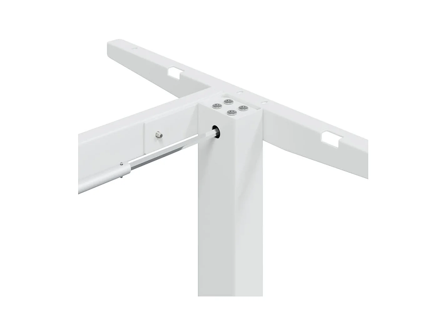 Mylna  Cadre de bureau debout blanc (94-135)x60x(70-114) cm acier