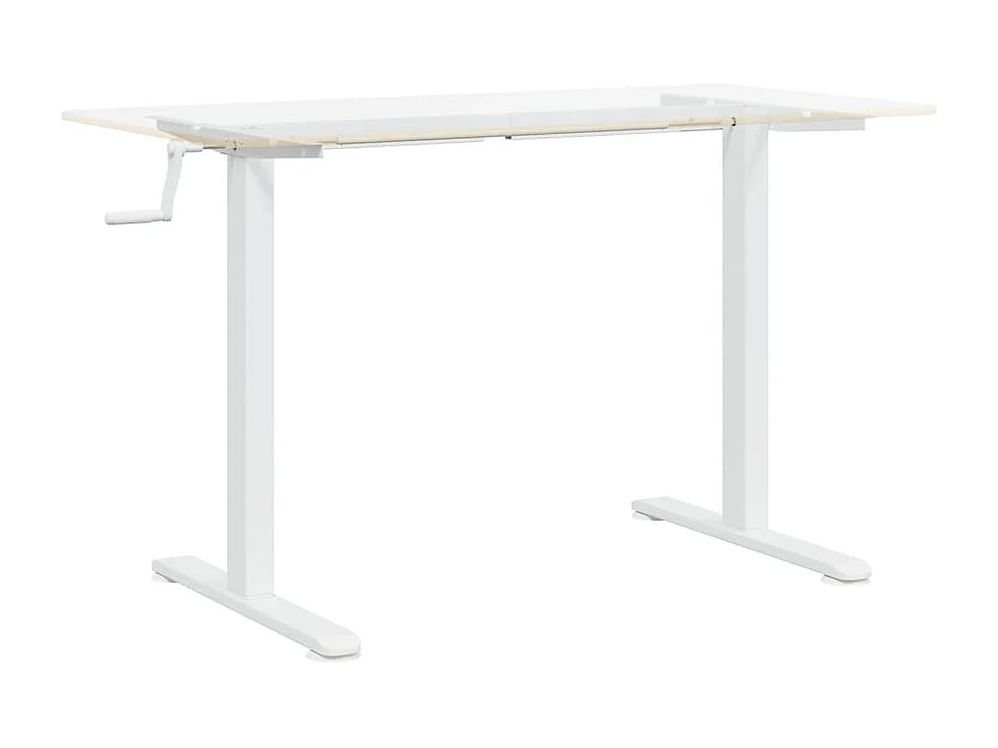 Mylna  Cadre de bureau debout blanc (94-135)x60x(70-114) cm acier