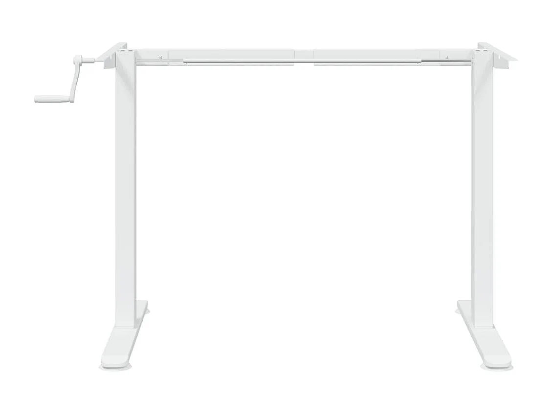 Mylna  Cadre de bureau debout blanc (94-135)x60x(70-114) cm acier