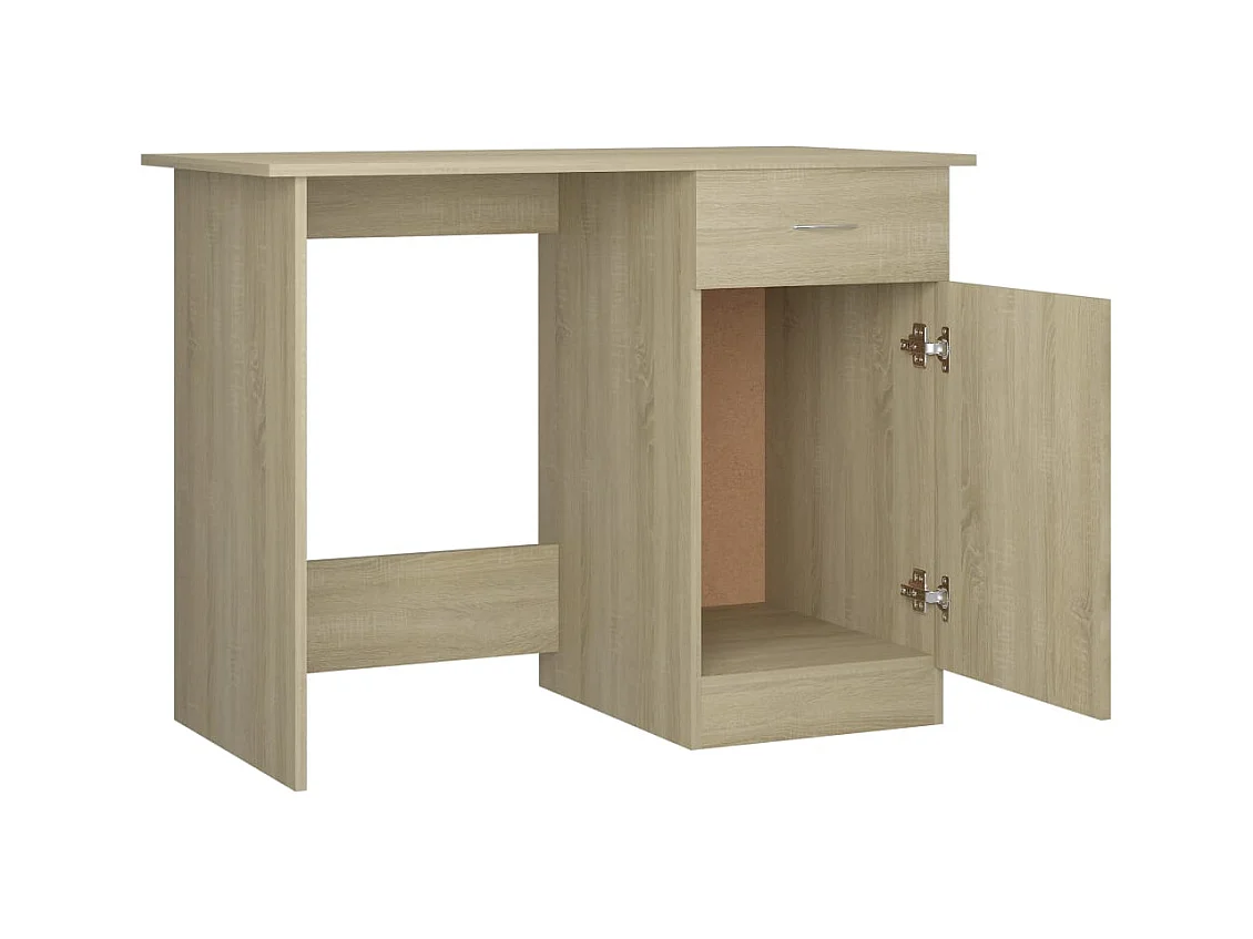 Adriano  Bureau Chêne sonoma 100x50x76 cm Bois d’ingénierie