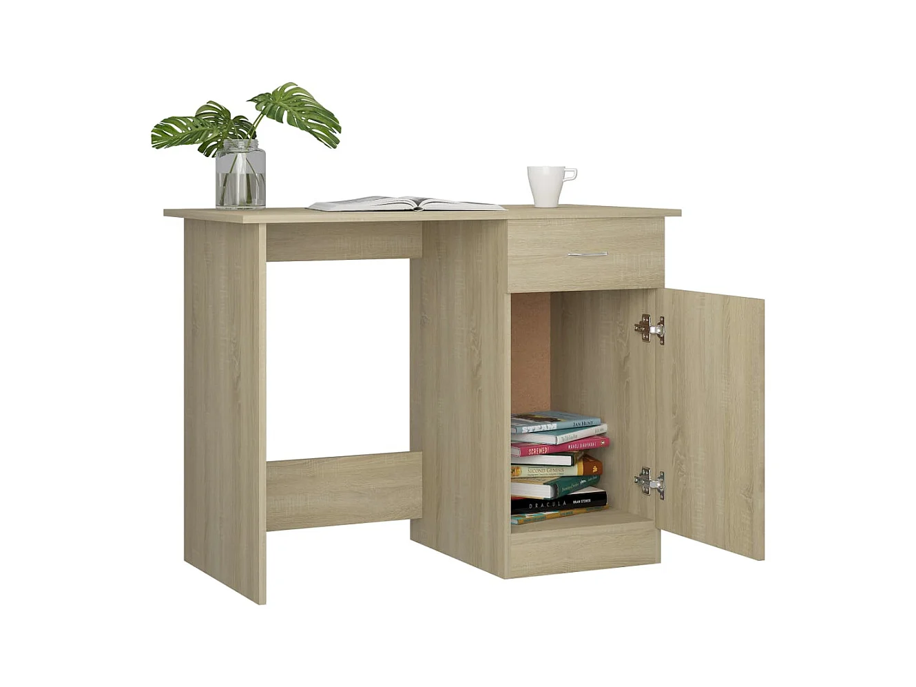 Adriano  Bureau Chêne sonoma 100x50x76 cm Bois d’ingénierie