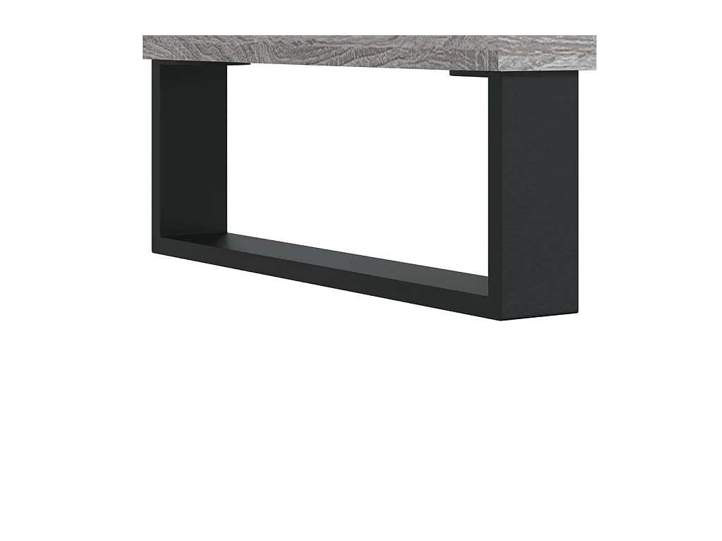 Sarlat-la-Canéda  Bureau sonoma gris 140x50x75 cm bois d'ingénierie