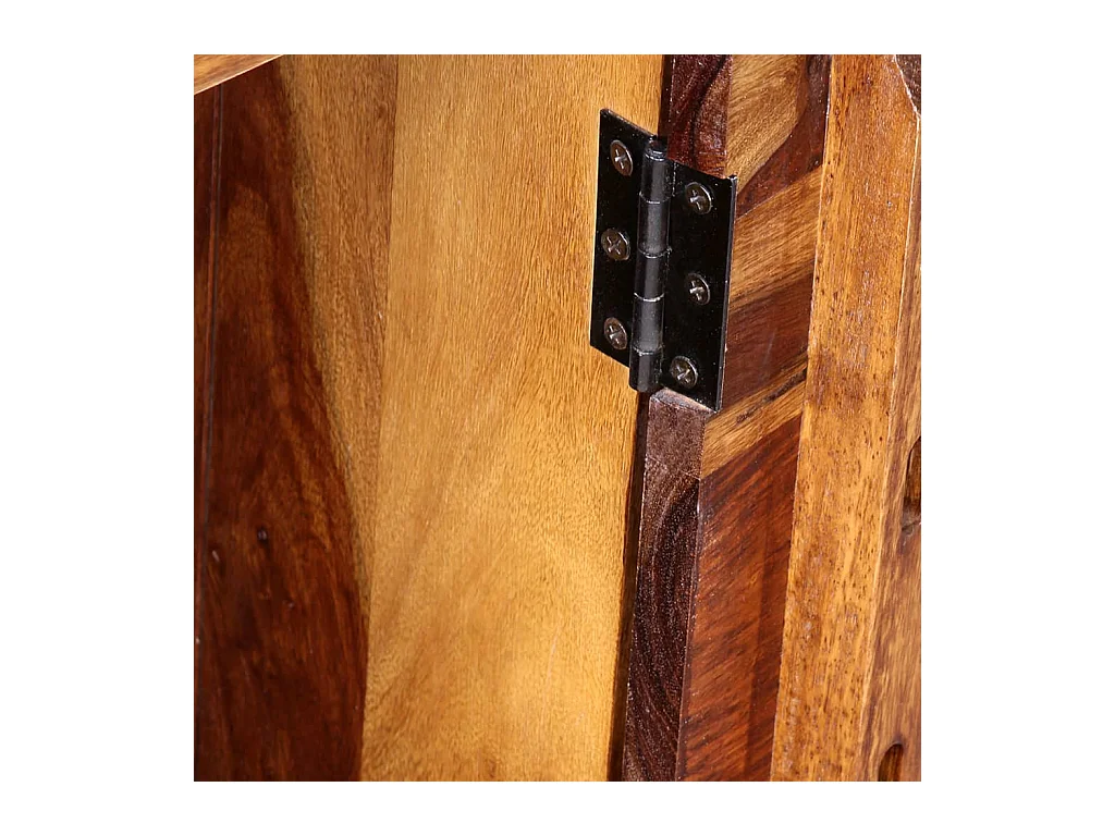 Garden Furniture -  Bureau avec 1 tiroir et 1 armoire Bois massif