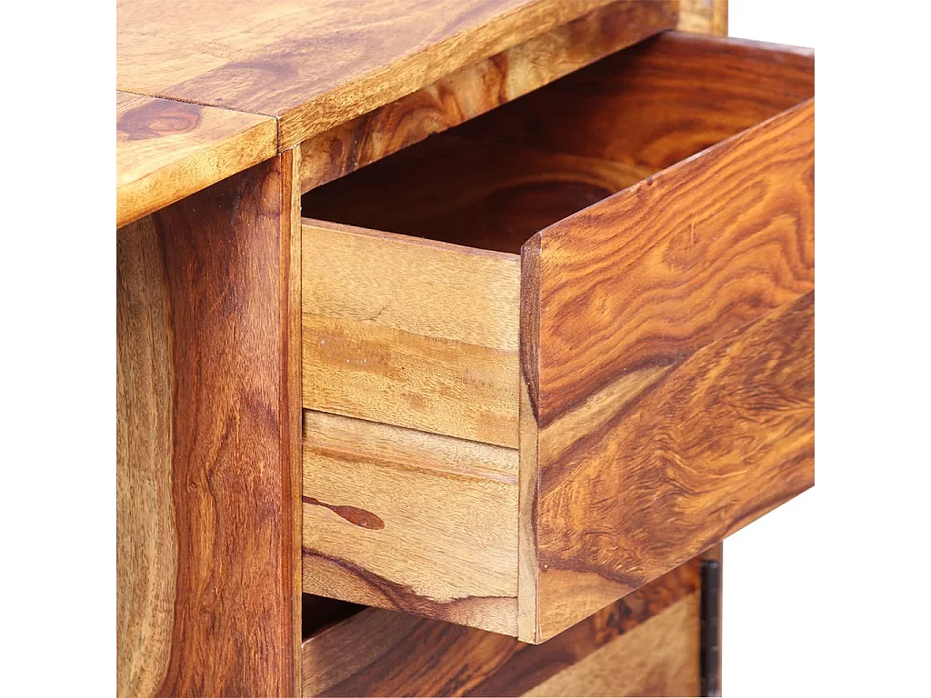 Garden Furniture -  Bureau avec 1 tiroir et 1 armoire Bois massif