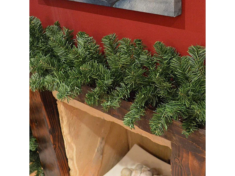 Guirlande de Noël en PVC de haute qualité, décoration réaliste de 500 cm, 380 branches