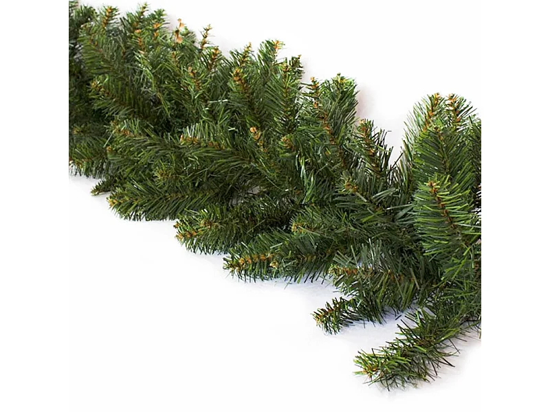 Wysokiej jakości girlanda świąteczna z PVC, realistyczna dekoracja 500 cm, 380 gałązek