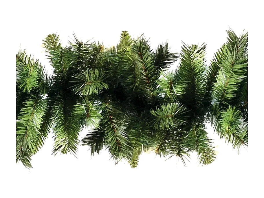 Wysokiej jakości girlanda świąteczna z PVC, realistyczna dekoracja 500 cm, 380 gałązek