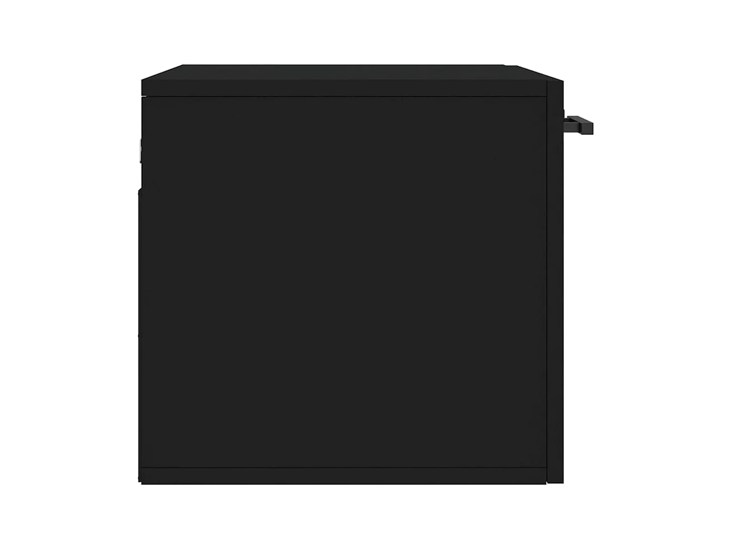 Prolenta Premium -  Armoire murale Noir 60x36,5x35 cm Bois d'ingénierie