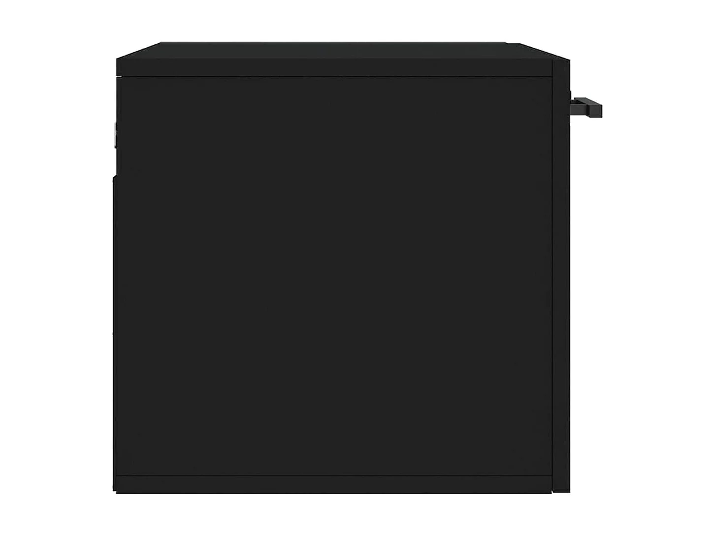 Prolenta Premium -  Armoire murale Noir 60x36,5x35 cm Bois d'ingénierie