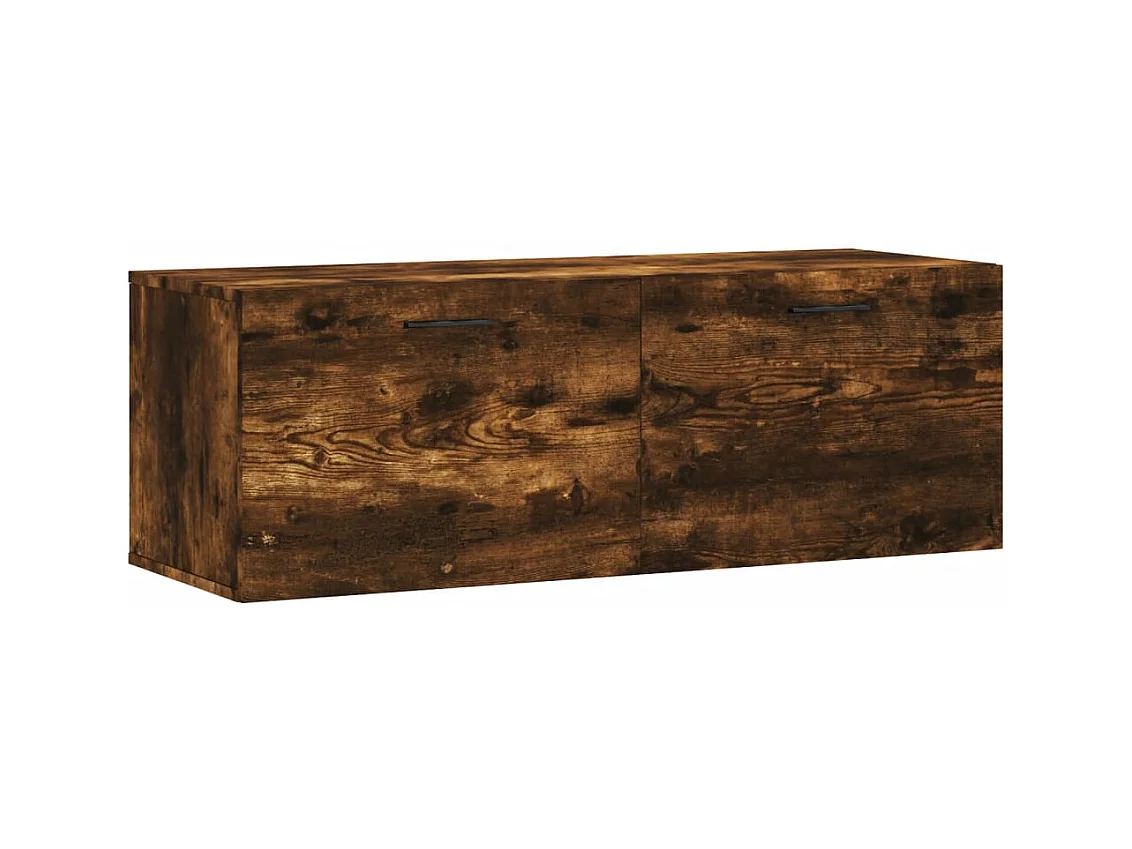 Prolenta Premium -  Armoire murale Chêne fumé 100x36,5x35 cm Bois d'ingénierie