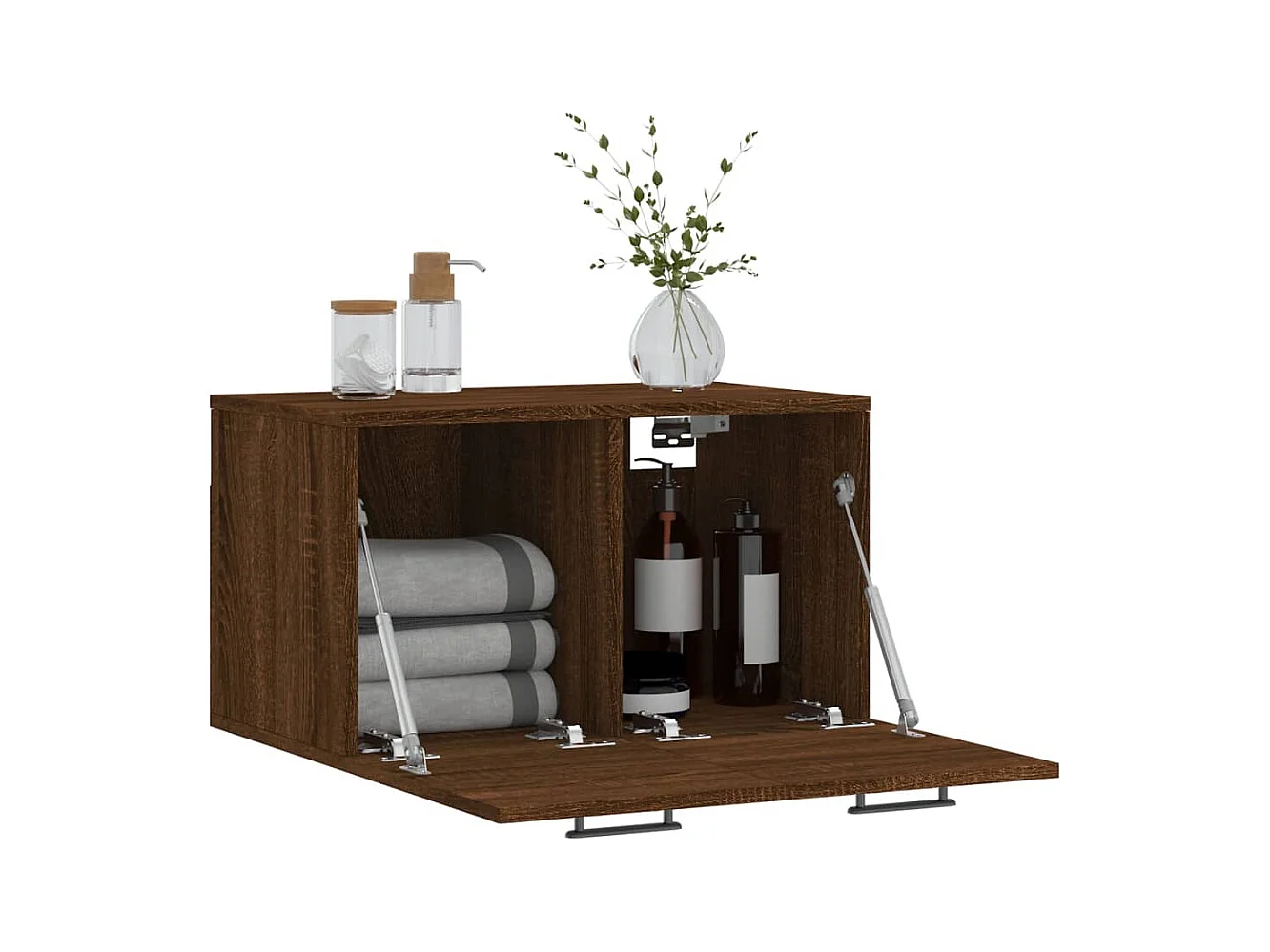 Prolenta Premium -  Armoire murale Chêne marron 60x36,5x35 cm Bois d'ingénierie