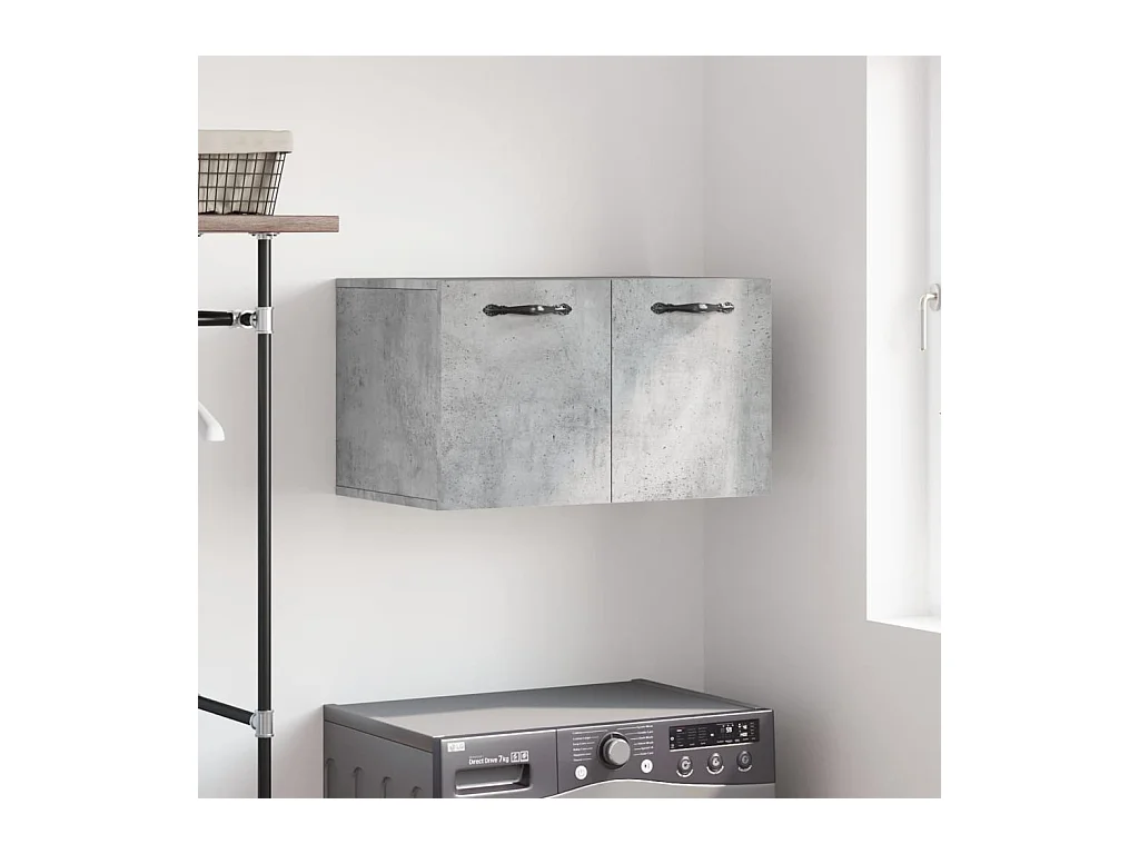 Prolenta Premium -  Armoire murale Gris béton 60x36,5x35 cm Bois d'ingénierie