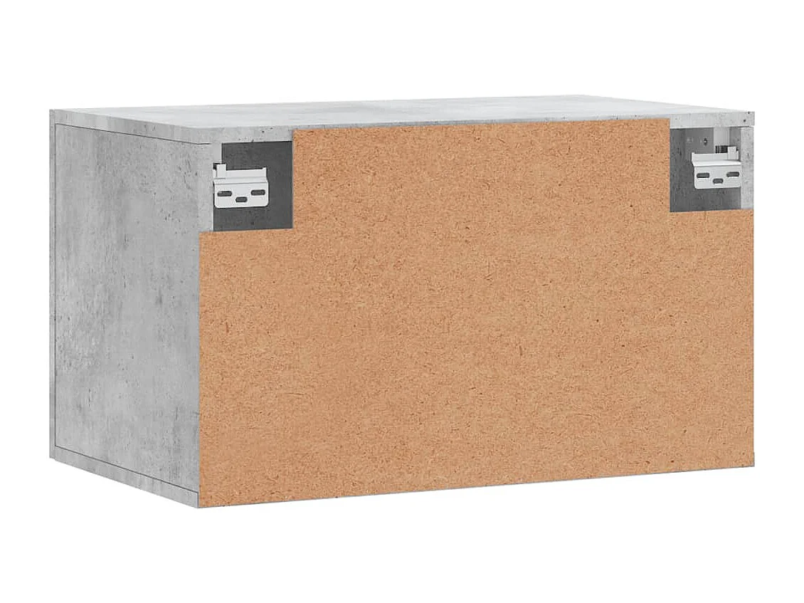 Prolenta Premium -  Armoire murale Gris béton 60x36,5x35 cm Bois d'ingénierie