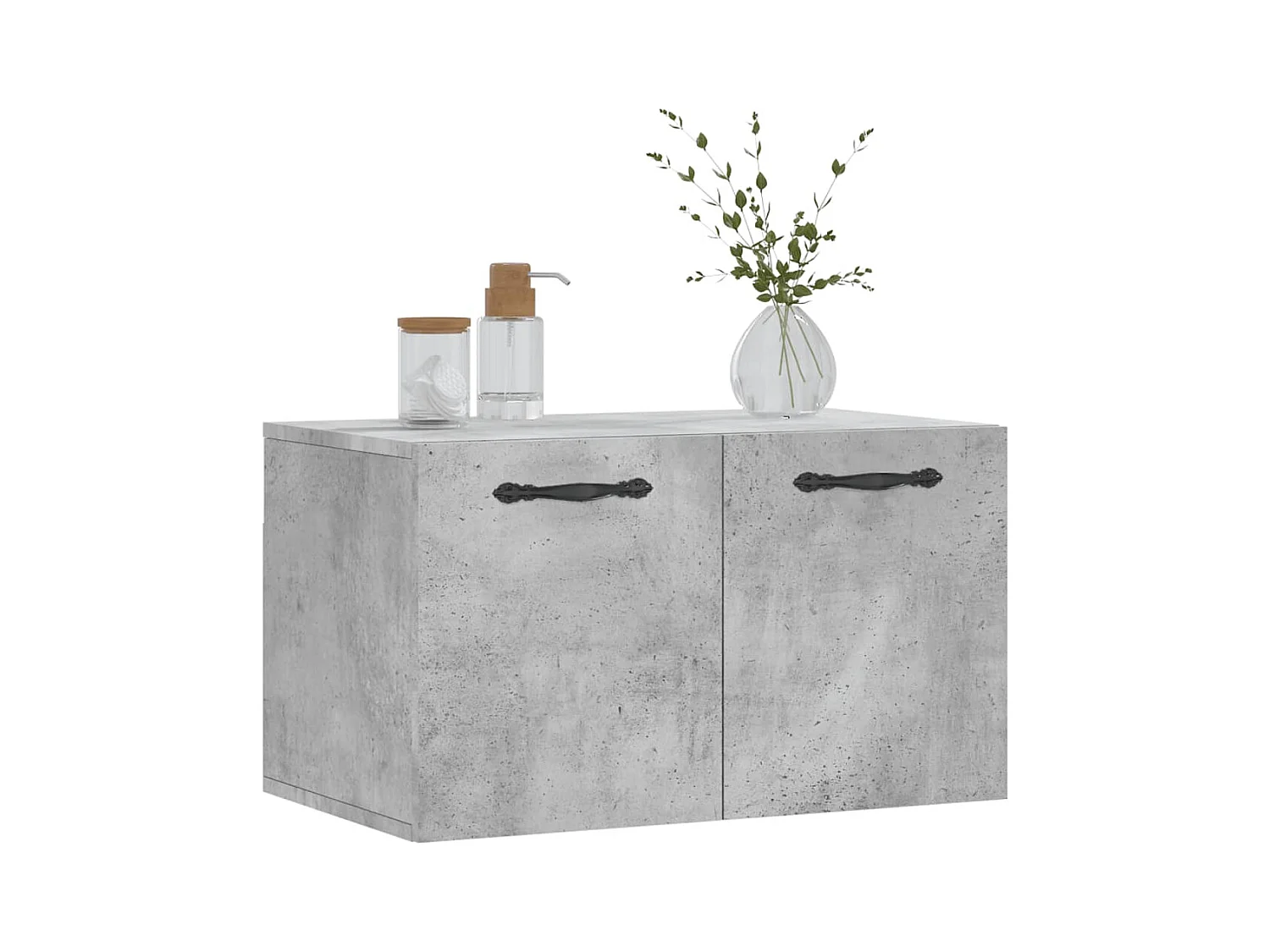 Prolenta Premium -  Armoire murale Gris béton 60x36,5x35 cm Bois d'ingénierie