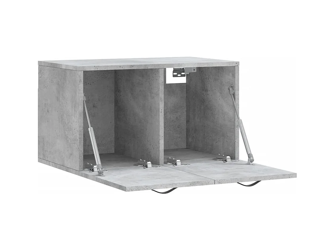 Prolenta Premium -  Armoire murale Gris béton 60x36,5x35 cm Bois d'ingénierie