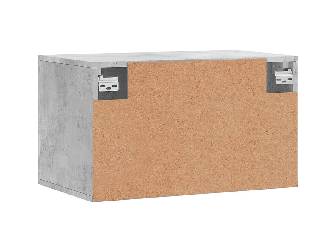 Prolenta Premium -  Armoire murale Gris béton 60x36,5x35 cm Bois d'ingénierie