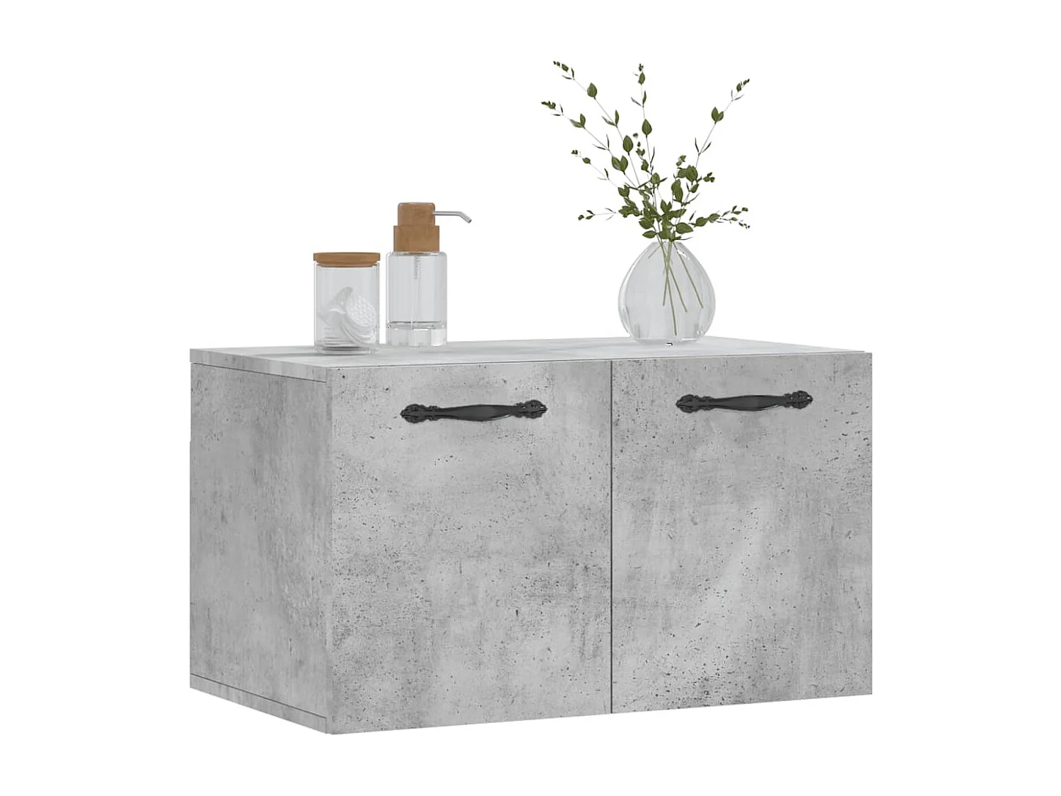 Prolenta Premium -  Armoire murale Gris béton 60x36,5x35 cm Bois d'ingénierie