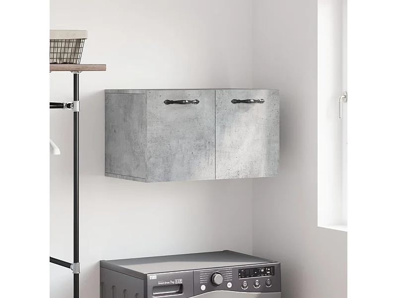 Prolenta Premium -  Armoire murale Gris béton 60x36,5x35 cm Bois d'ingénierie