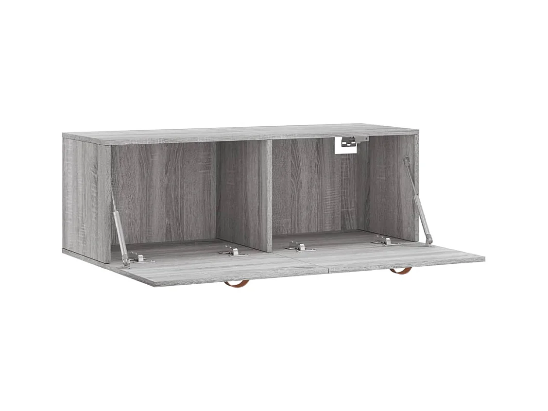 Prolenta Premium -  Armoire murale sonoma gris 100x36,5x35 cm bois d'ingénierie