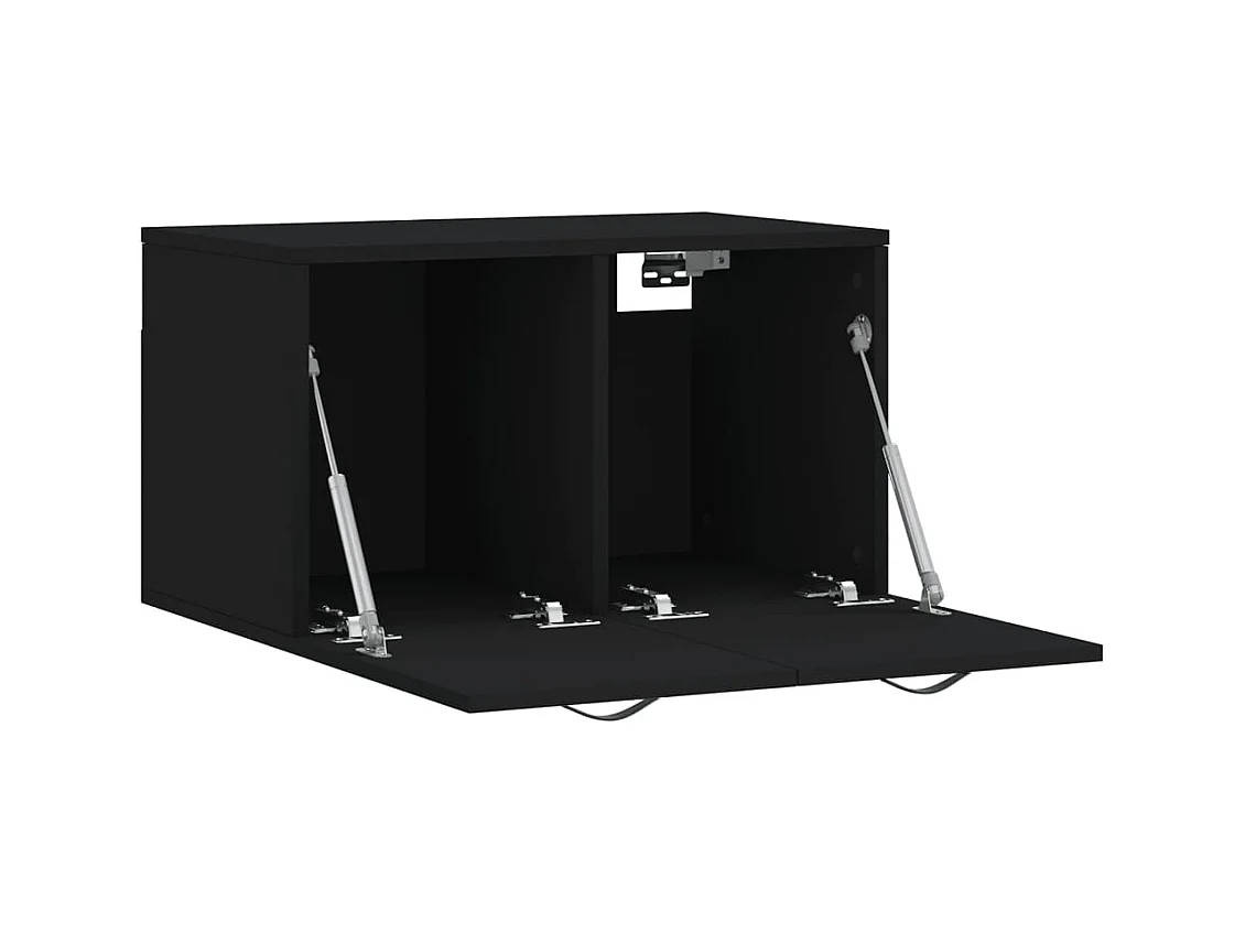 Prolenta Premium -  Armoire murale Noir 60x36,5x35 cm Bois d'ingénierie