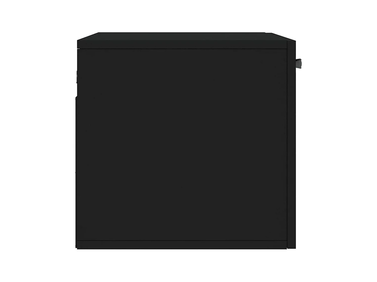 Prolenta Premium -  Armoire murale Noir 60x36,5x35 cm Bois d'ingénierie