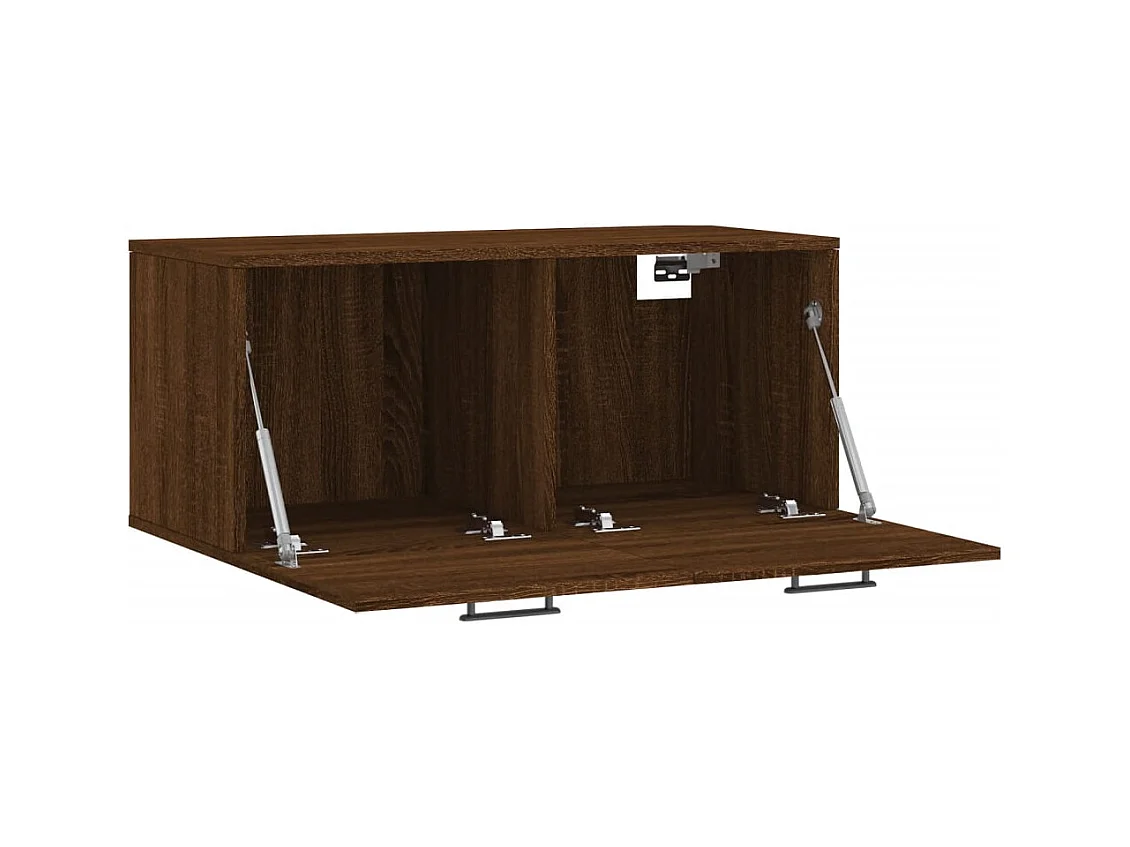 Prolenta Premium -  Armoire murale chêne marron 80x36,5x35 cm bois d'ingénierie