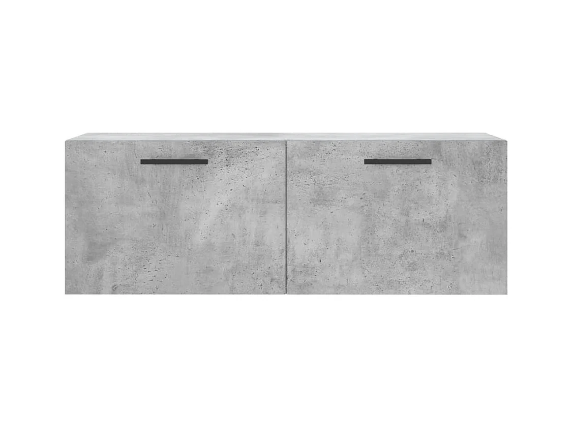 Prolenta Premium -  Armoire murale gris béton 100x36,5x35 cm bois d'ingénierie