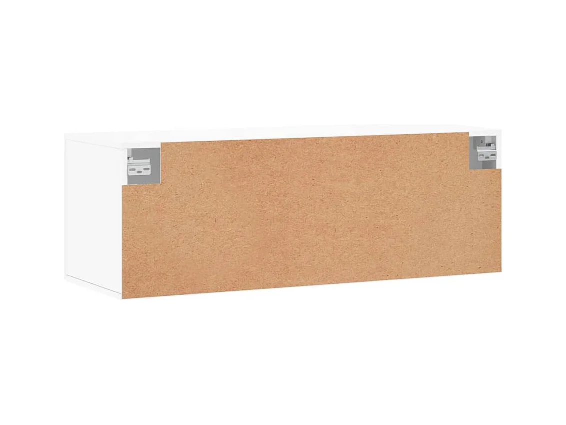 Prolenta Premium -  Armoire murale blanc 100x36,5x35 cm bois d'ingénierie