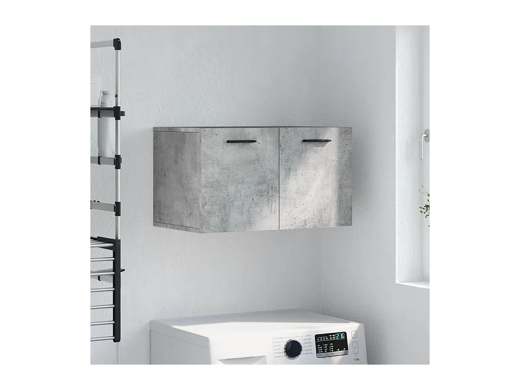 Prolenta Premium -  Armoire murale Gris béton 60x36,5x35 cm Bois d'ingénierie