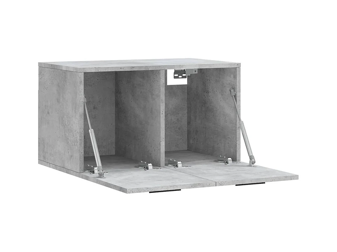 Prolenta Premium -  Armoire murale Gris béton 60x36,5x35 cm Bois d'ingénierie