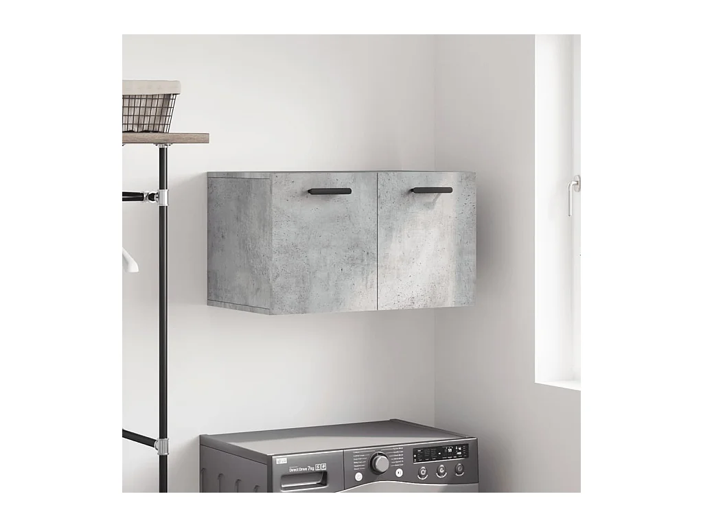 Prolenta Premium -  Armario de pared madera ingeniería gris hormigón 60x36,5x35 cm