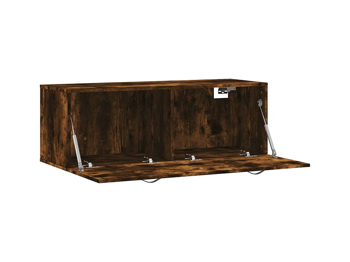 Prolenta Premium -  Armoire murale Chêne fumé 100x36,5x35 cm Bois d'ingénierie