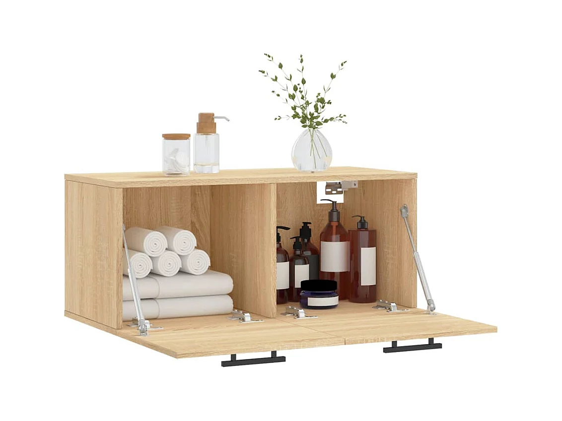 Prolenta Premium -  Armoire murale chêne sonoma 80x36,5x35 cm bois d'ingénierie