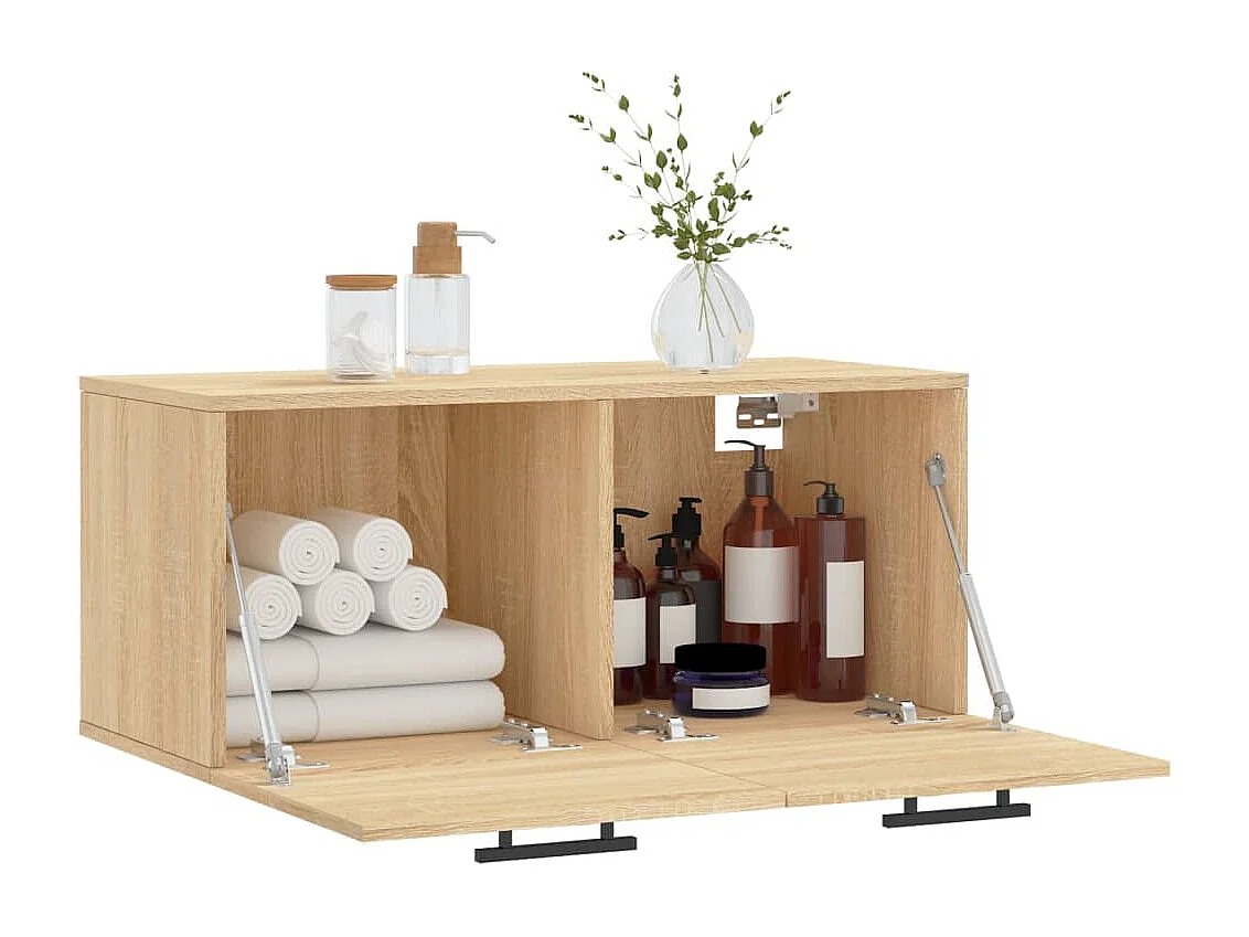 Prolenta Premium -  Armoire murale chêne sonoma 80x36,5x35 cm bois d'ingénierie