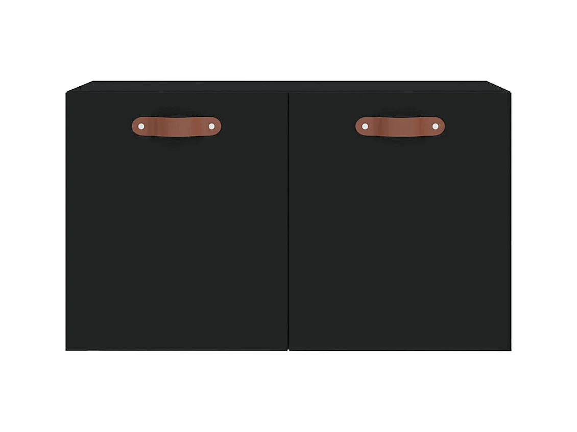 Prolenta Premium -  Armoire murale Noir 60x36,5x35 cm Bois d'ingénierie