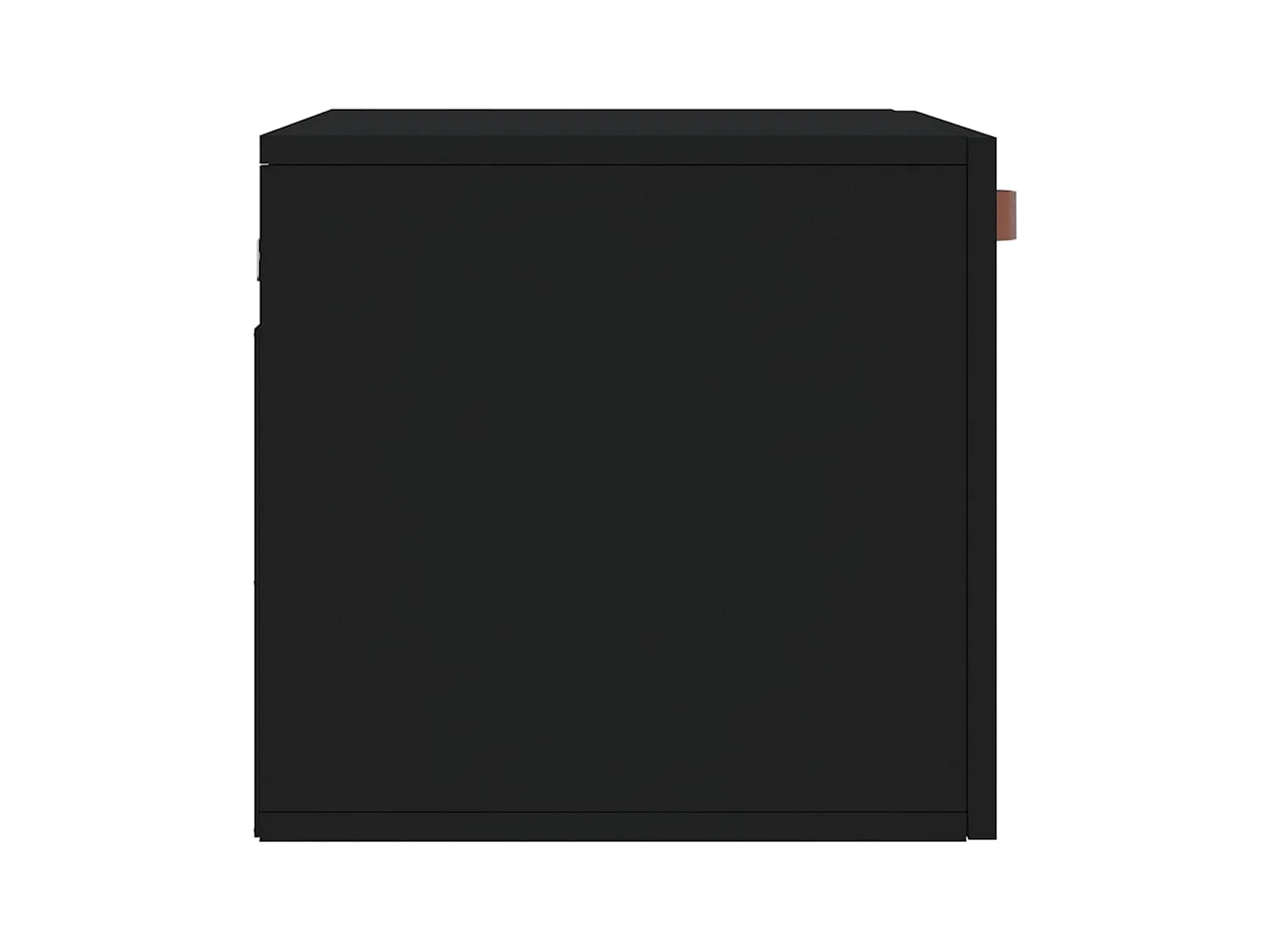 Prolenta Premium -  Armoire murale Noir 60x36,5x35 cm Bois d'ingénierie