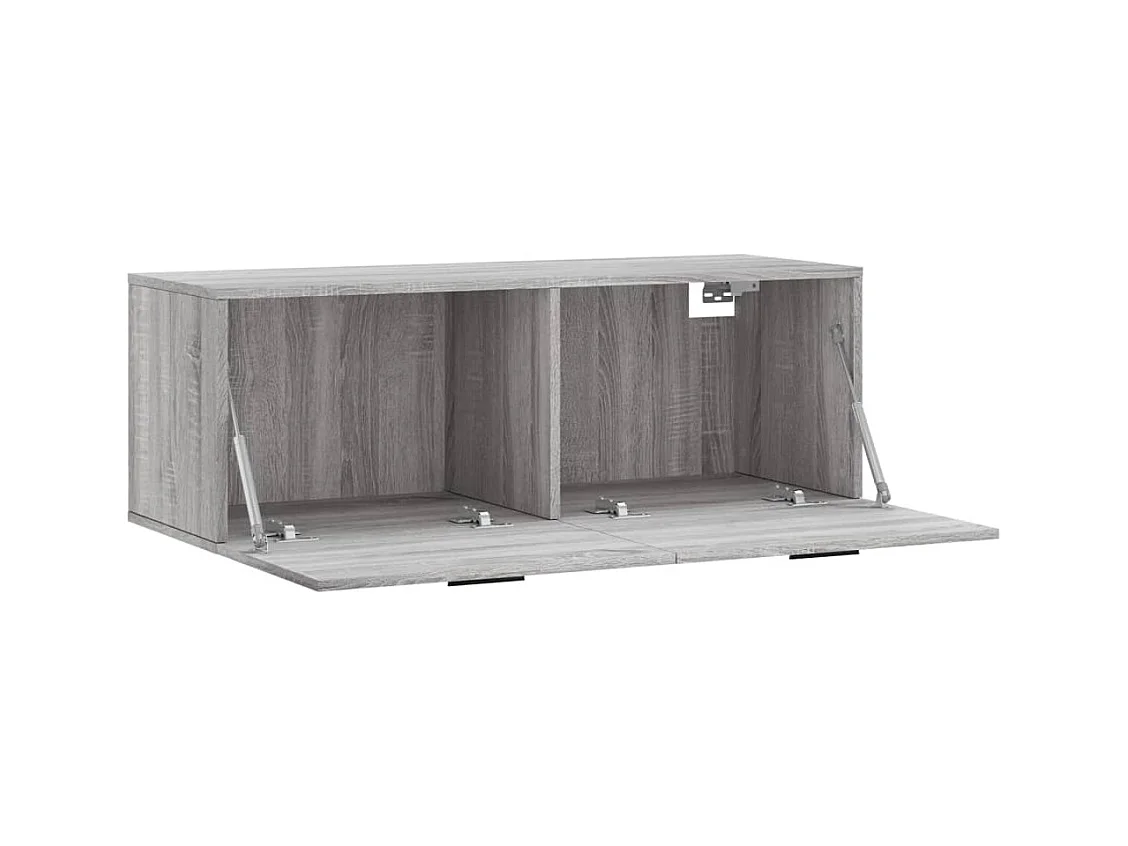 Prolenta Premium -  Armoire murale sonoma gris 100x36,5x35 cm bois d'ingénierie