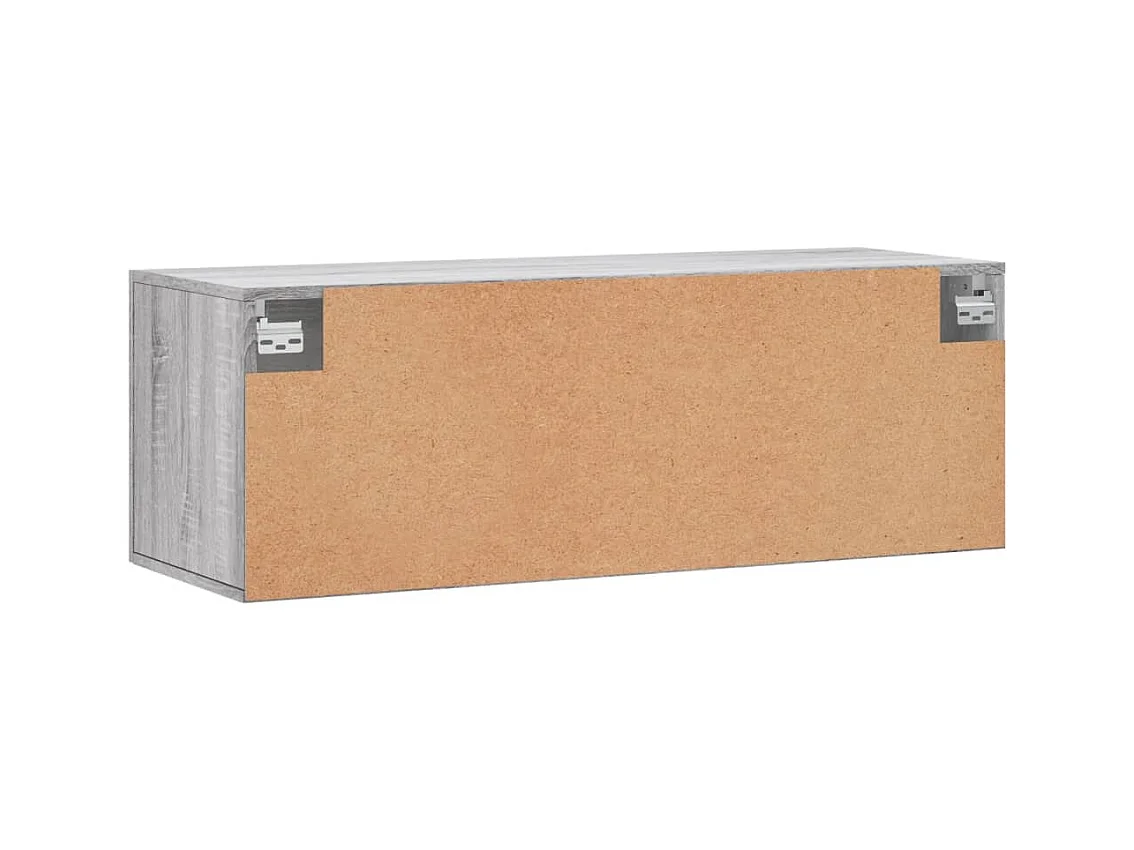 Prolenta Premium -  Armoire murale sonoma gris 100x36,5x35 cm bois d'ingénierie