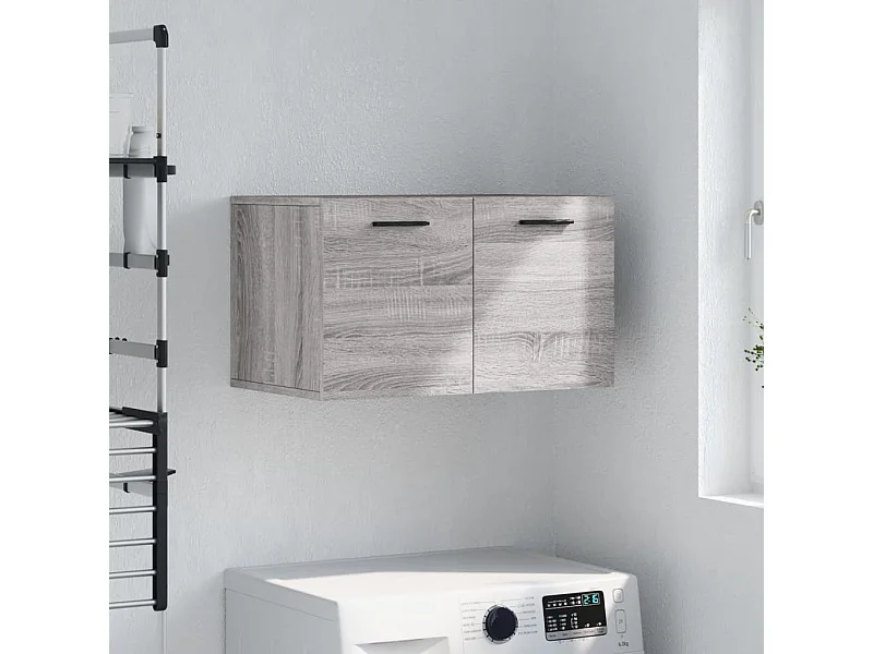 Prolenta Premium -  Armoire murale Sonoma gris 60x36,5x35 cm Bois d'ingénierie