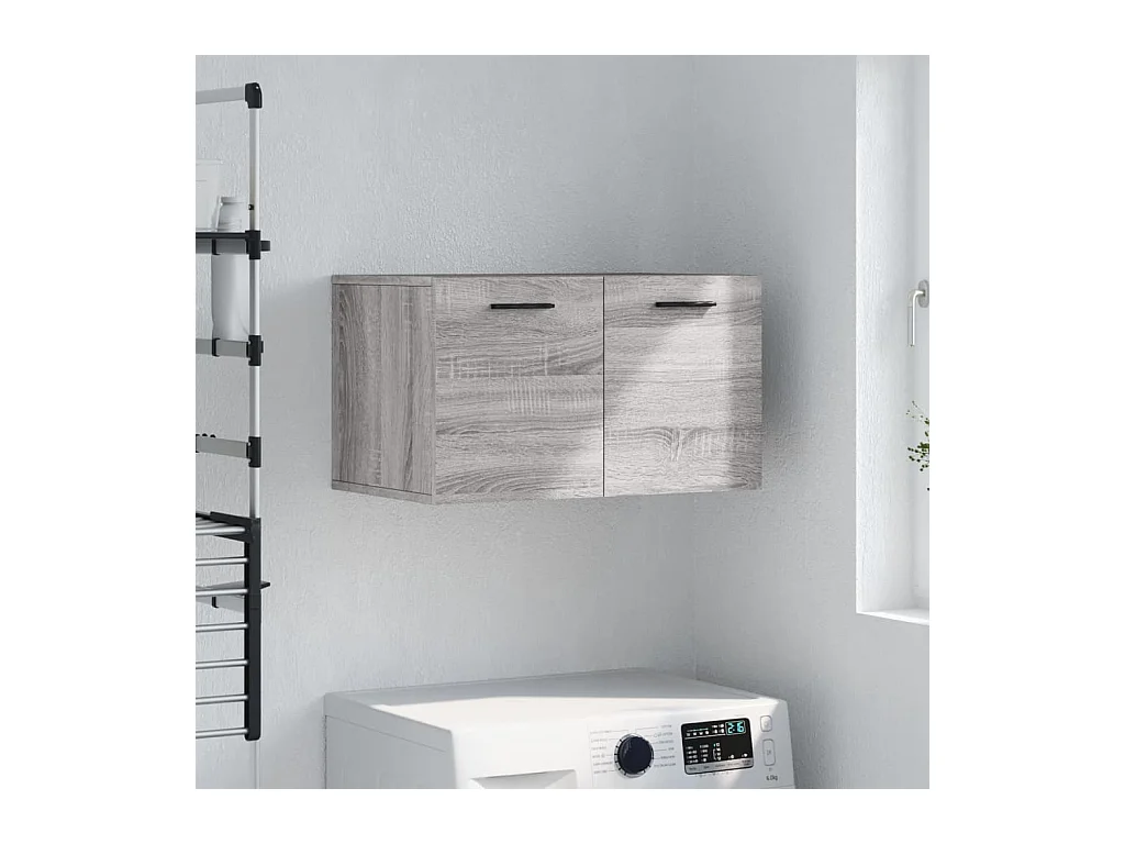 Prolenta Premium -  Armoire murale Sonoma gris 60x36,5x35 cm Bois d'ingénierie