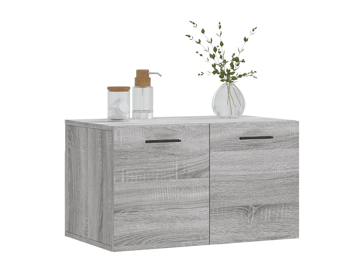 Prolenta Premium -  Armoire murale Sonoma gris 60x36,5x35 cm Bois d'ingénierie