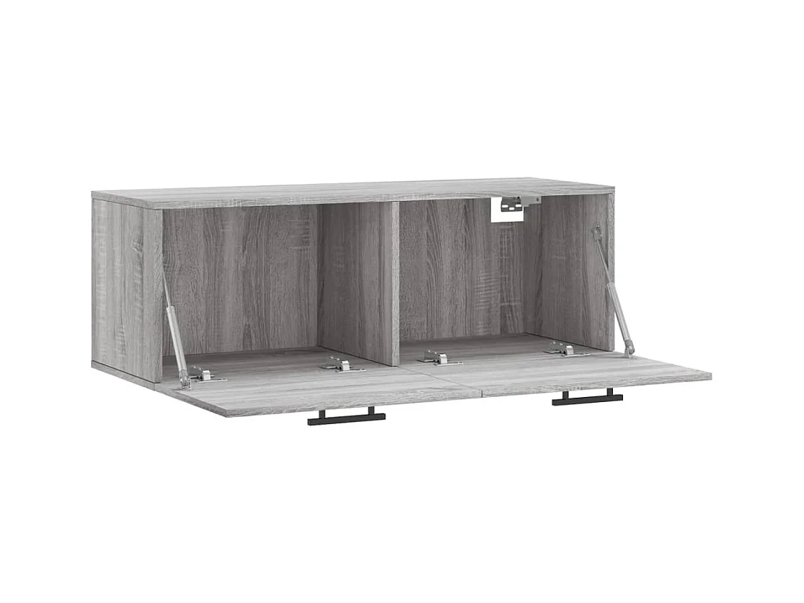 Prolenta Premium -  Armoire murale sonoma gris 100x36,5x35 cm bois d'ingénierie