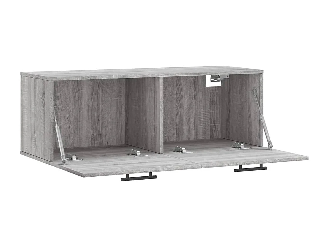 Prolenta Premium -  Armoire murale sonoma gris 100x36,5x35 cm bois d'ingénierie