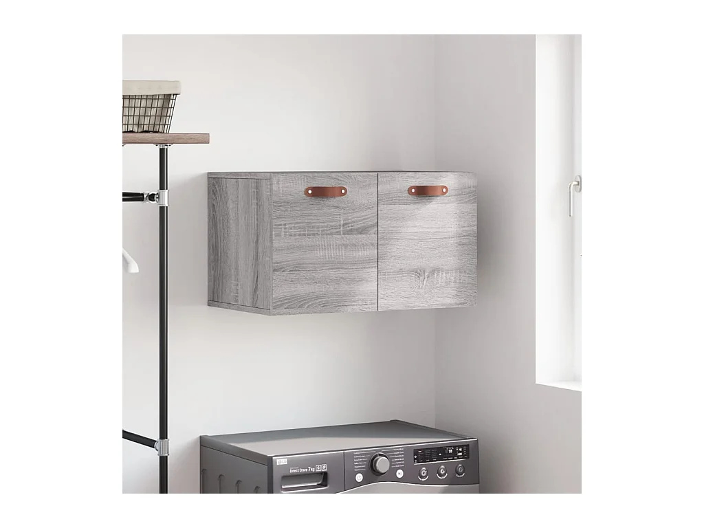 Prolenta Premium -  Armoire murale Sonoma gris 60x36,5x35 cm Bois d'ingénierie