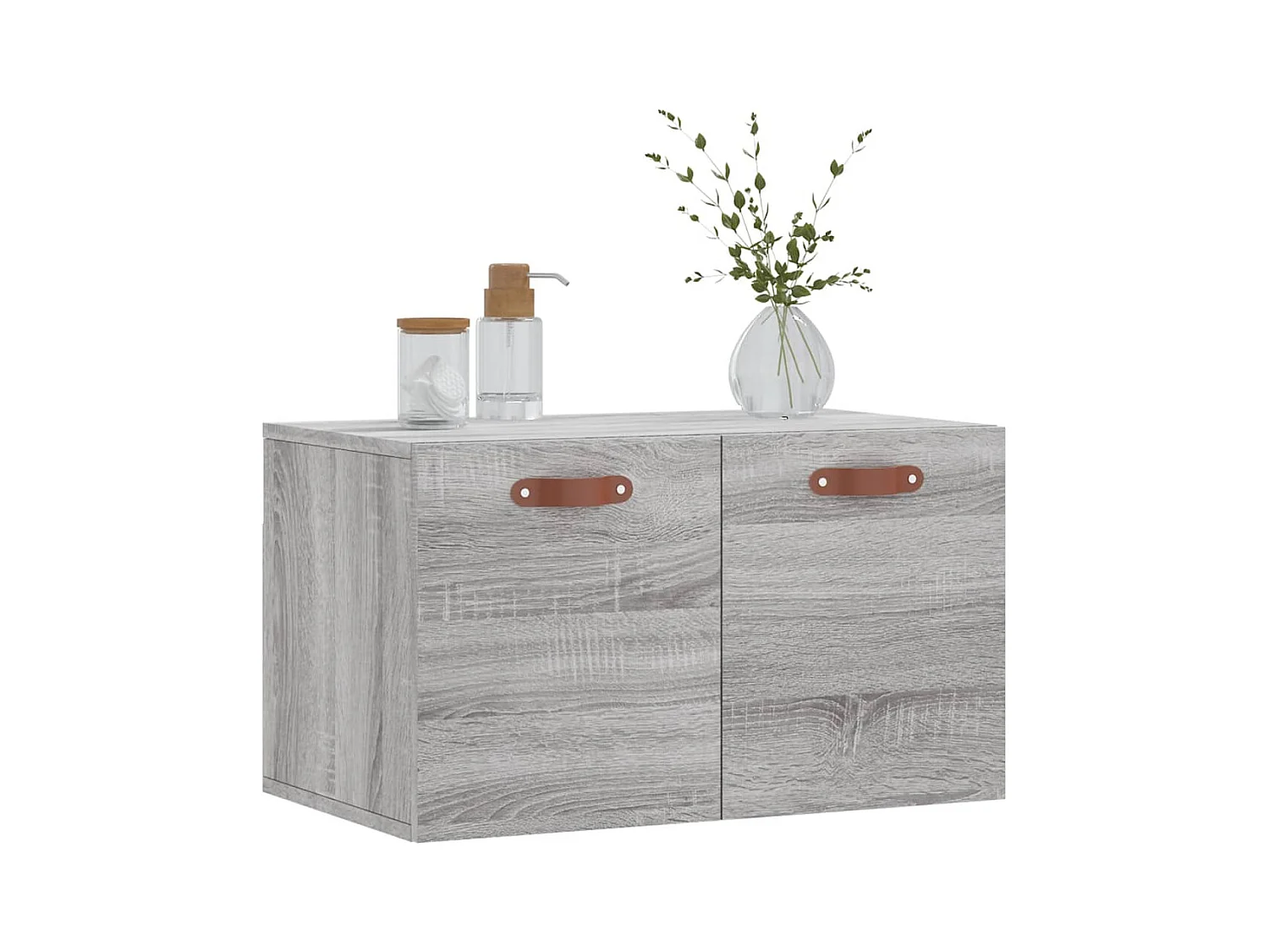 Prolenta Premium -  Armoire murale Sonoma gris 60x36,5x35 cm Bois d'ingénierie