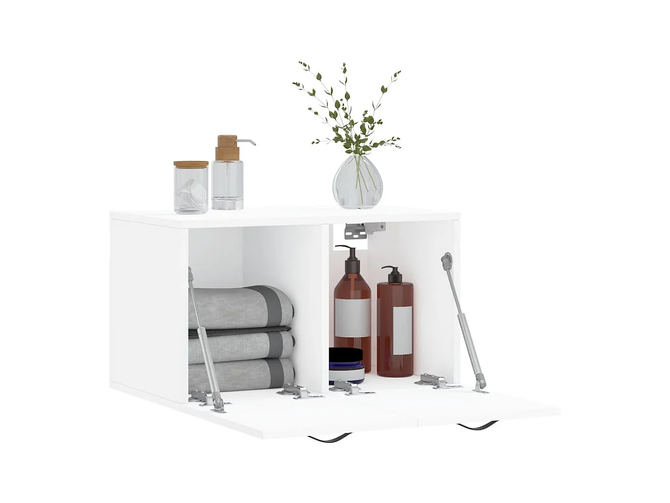 Prolenta Premium -  Armoire murale Blanc 60x36,5x35 cm Bois d'ingénierie