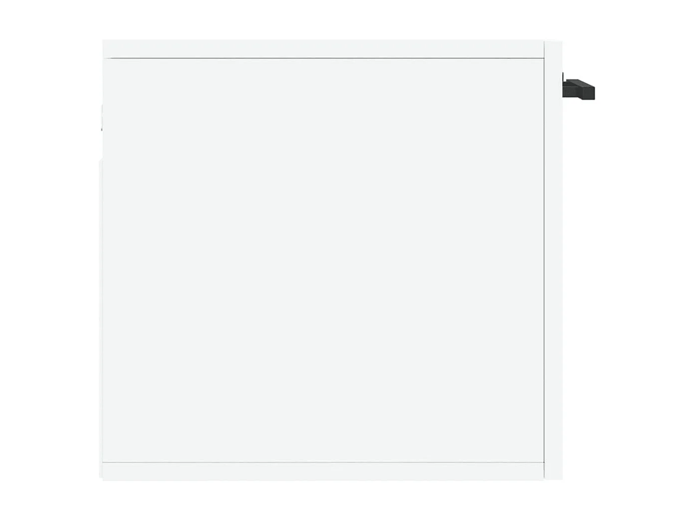 Prolenta Premium -  Wandkast 60x36,5x35 cm bewerkt hout wit